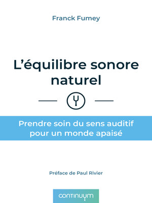 cover image of L'équilibre sonore naturel